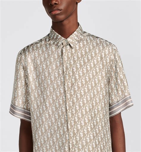 dior oblique short sleeved shirt|Dior Oblique Short Sleeve Shirt for Men .